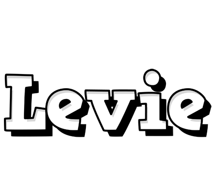 Levie snowing logo