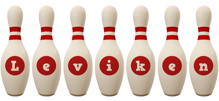 Leviken bowling-pin logo