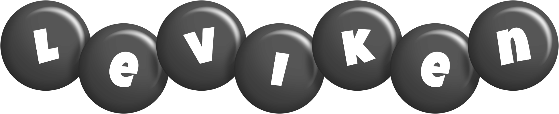 Leviken candy-black logo