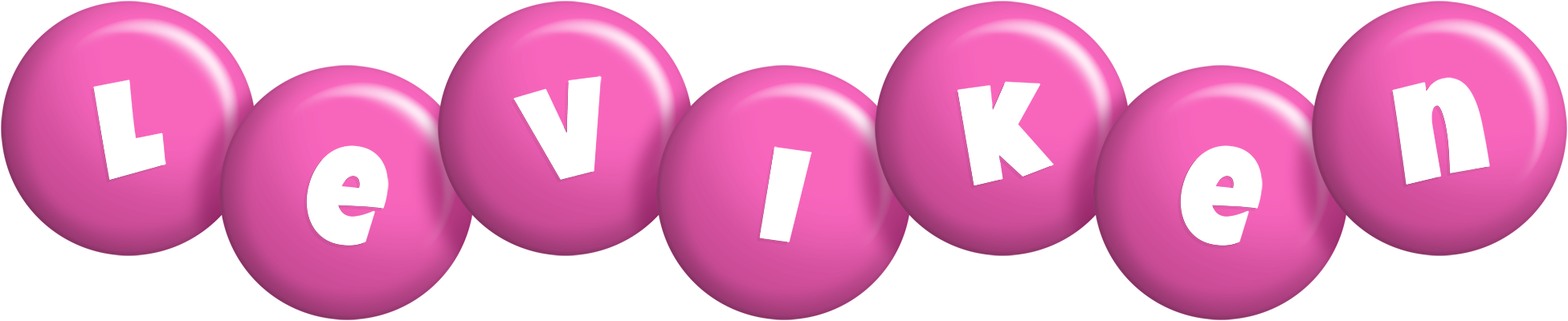 Leviken candy-pink logo