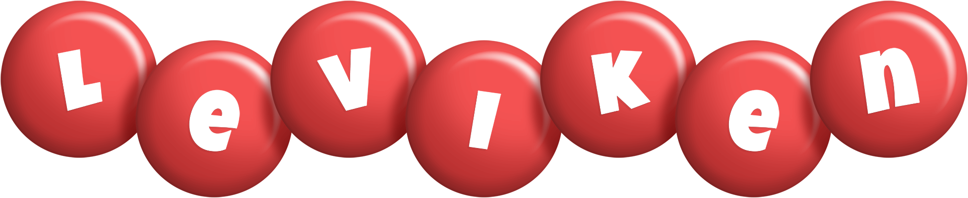 Leviken candy-red logo