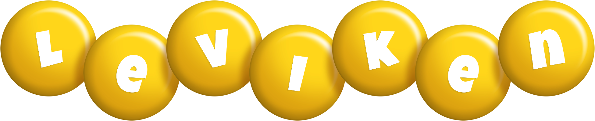 Leviken candy-yellow logo