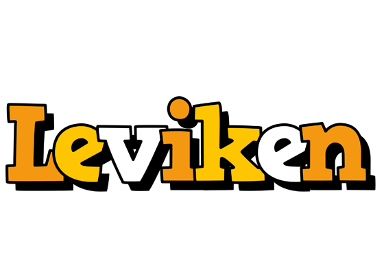 Leviken cartoon logo