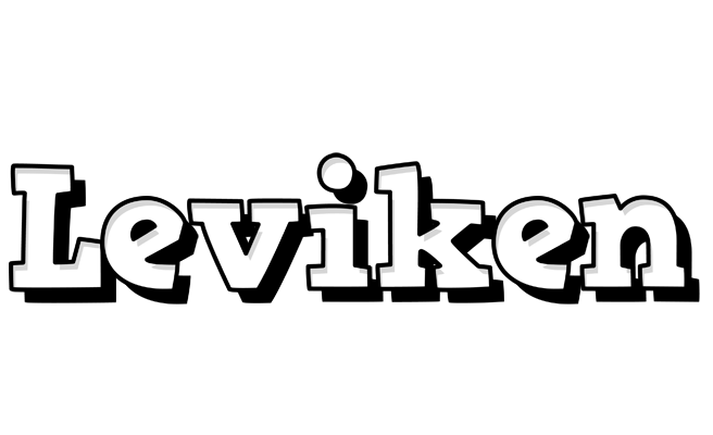 Leviken snowing logo