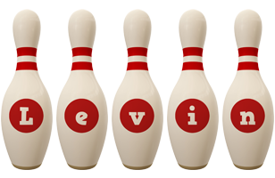 Levin bowling-pin logo