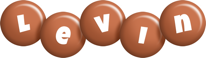 Levin candy-brown logo