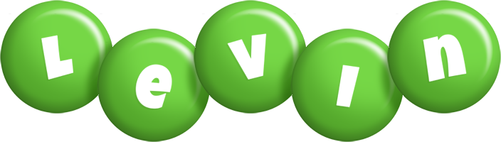 Levin candy-green logo