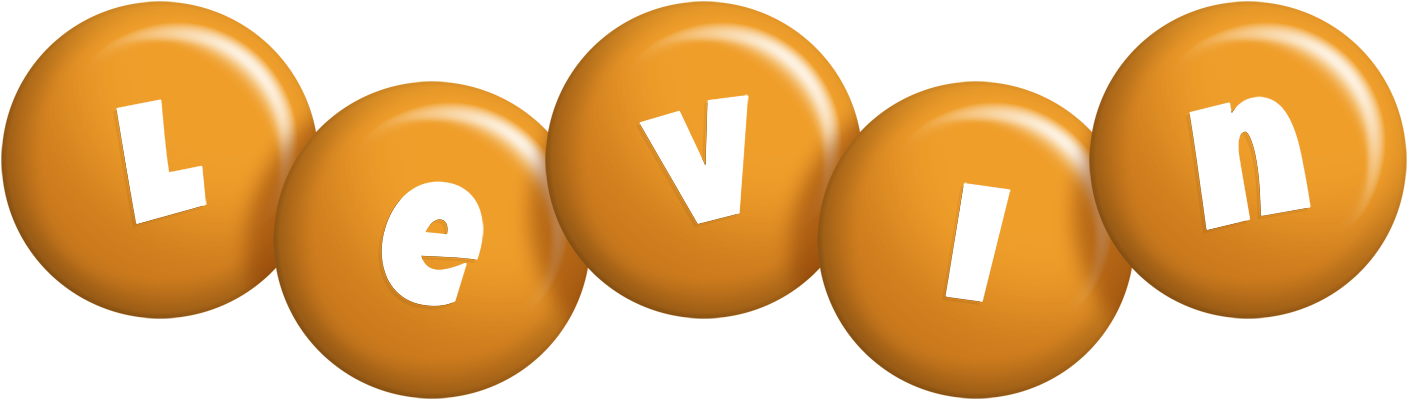 Levin candy-orange logo