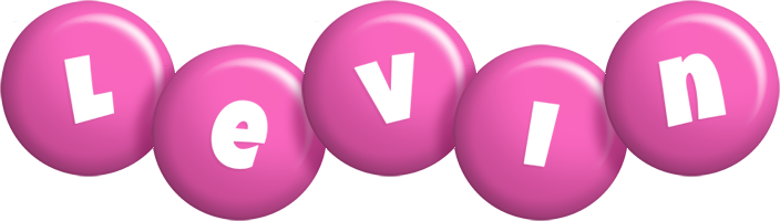 Levin candy-pink logo