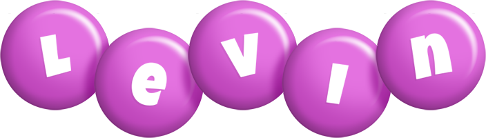 Levin candy-purple logo