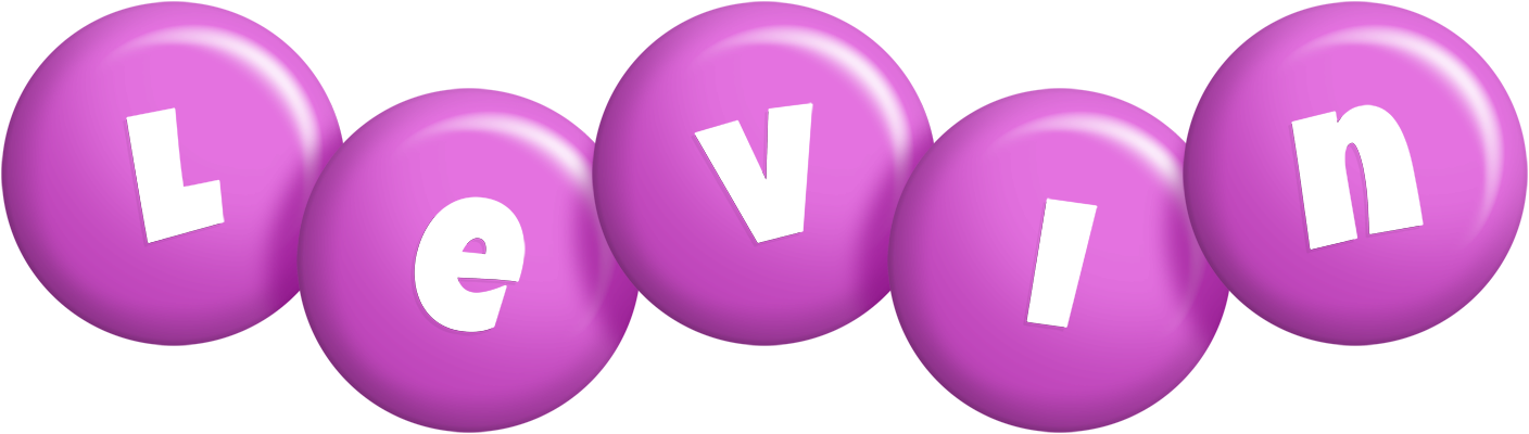 Levin candy-purple logo