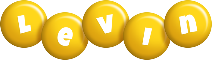 Levin candy-yellow logo