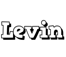 Levin snowing logo