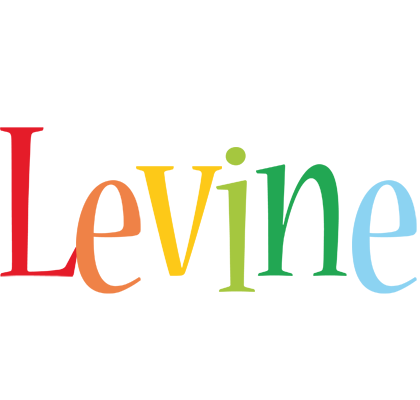 Levine birthday logo