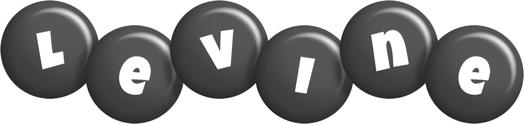Levine candy-black logo