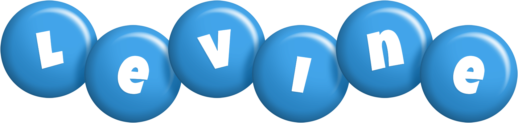 Levine candy-blue logo