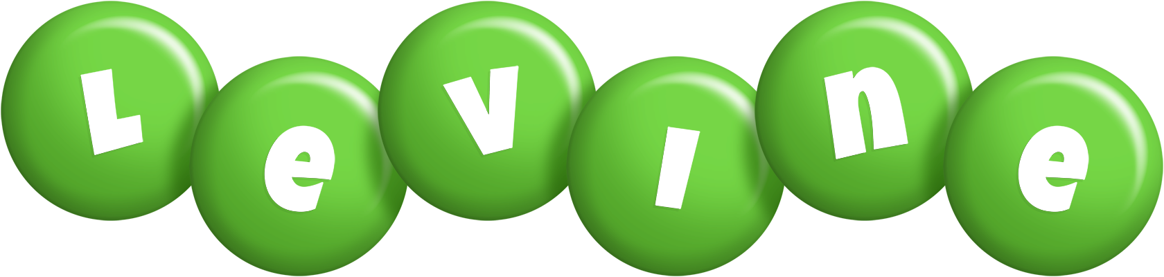 Levine candy-green logo