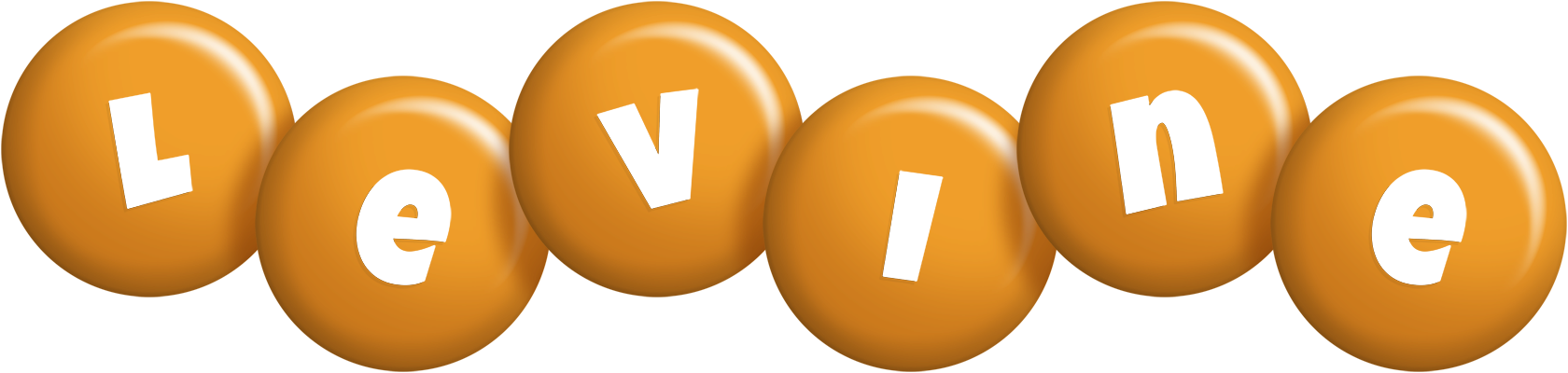 Levine candy-orange logo