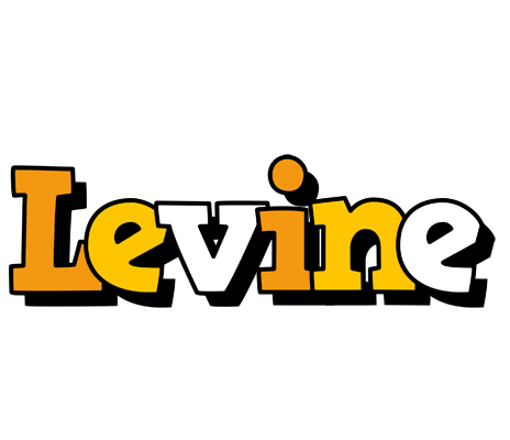 Levine cartoon logo