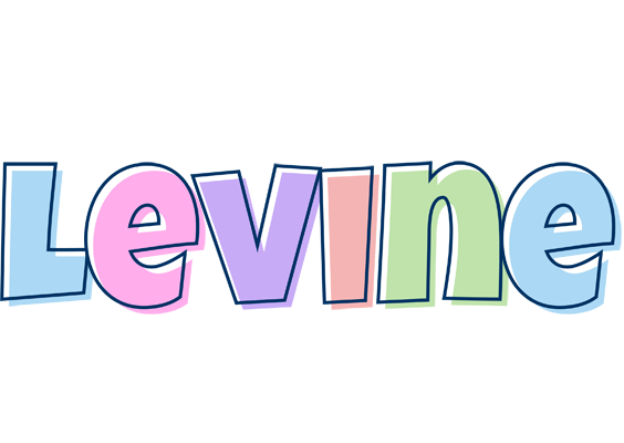 Levine pastel logo