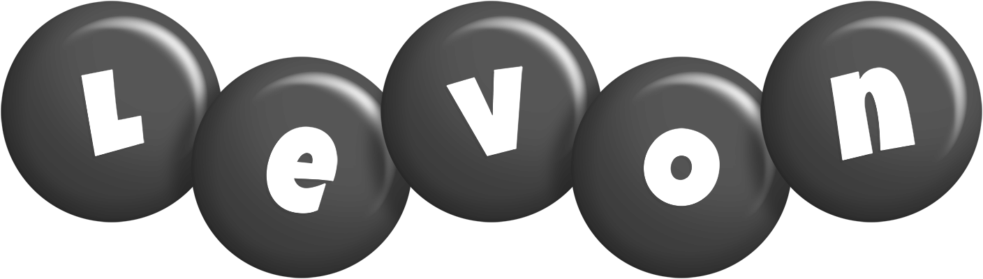 Levon candy-black logo