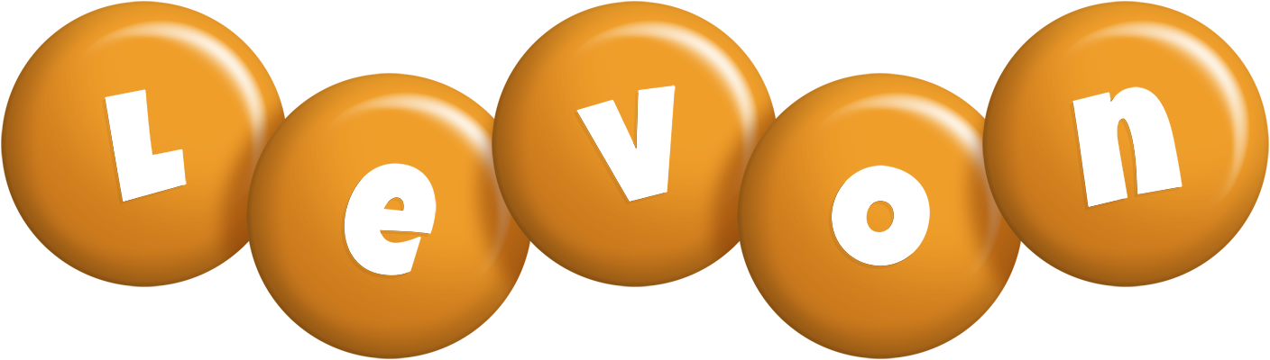 Levon candy-orange logo