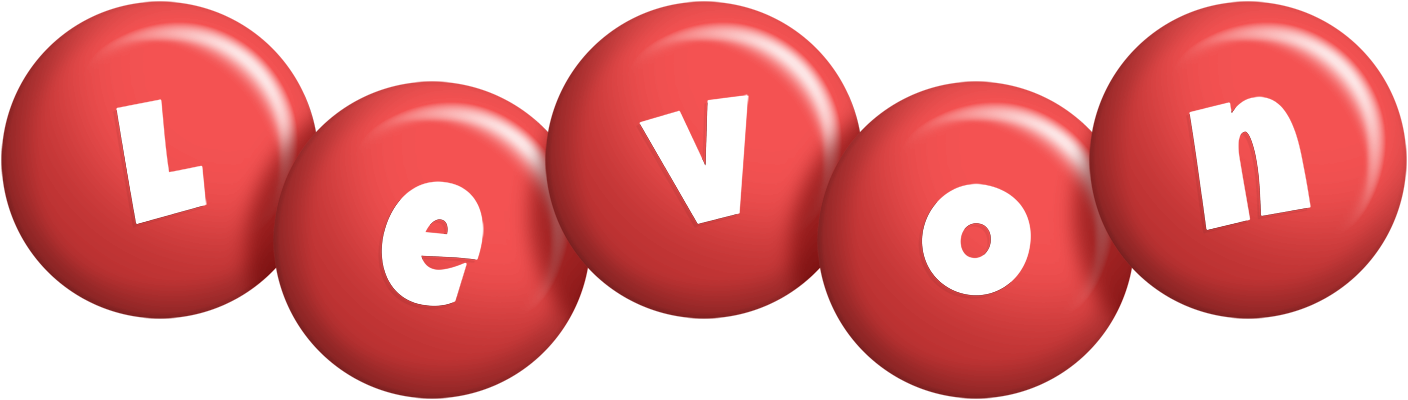 Levon candy-red logo