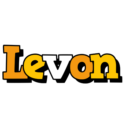 Levon cartoon logo