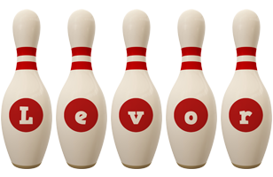 Levor bowling-pin logo