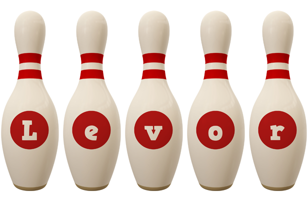Levor bowling-pin logo