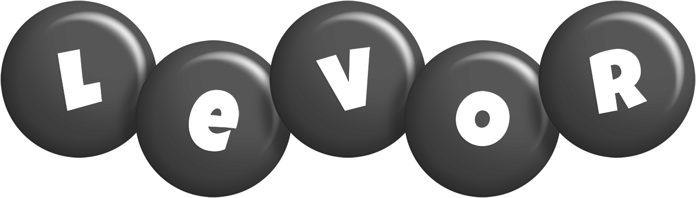 Levor candy-black logo