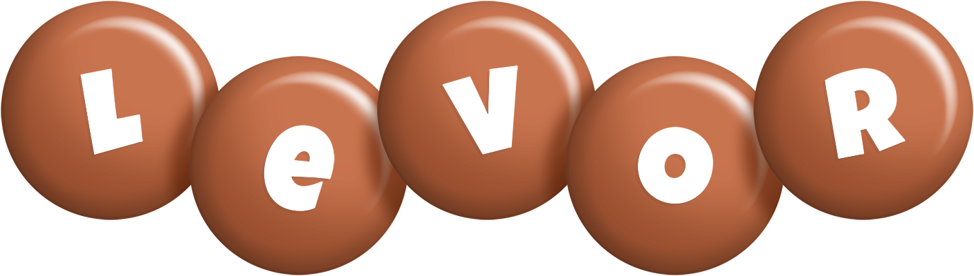 Levor candy-brown logo