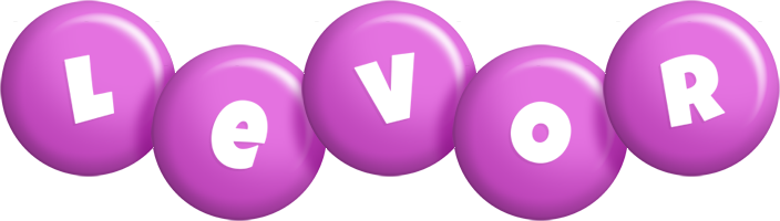 Levor candy-purple logo