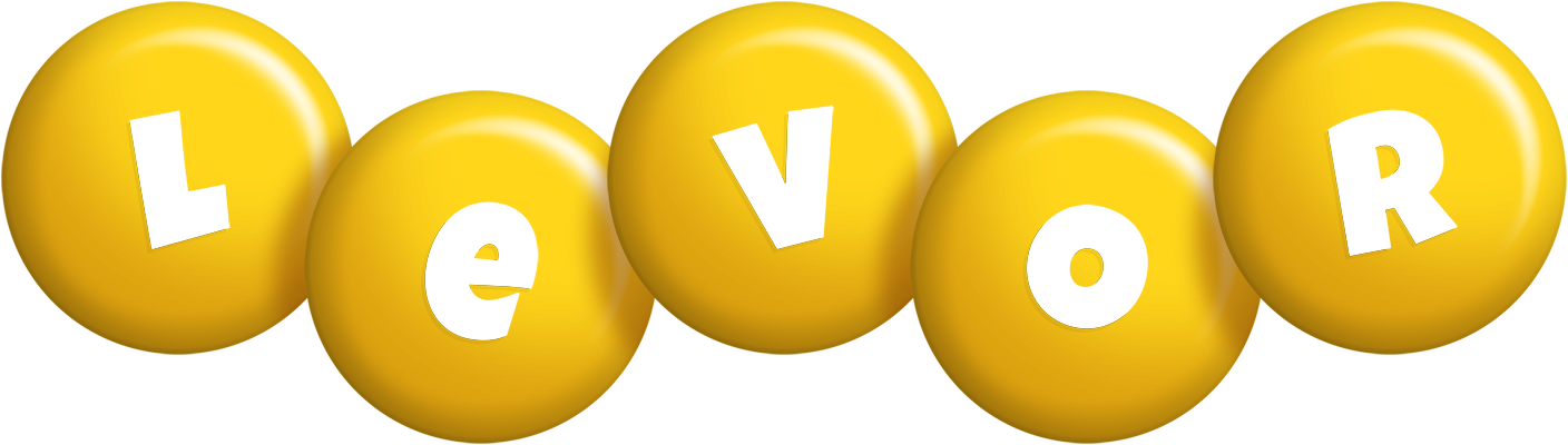 Levor candy-yellow logo