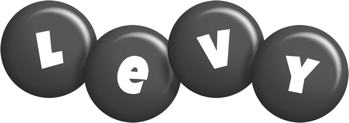 Levy candy-black logo