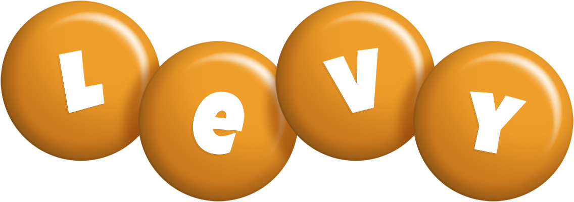 Levy candy-orange logo