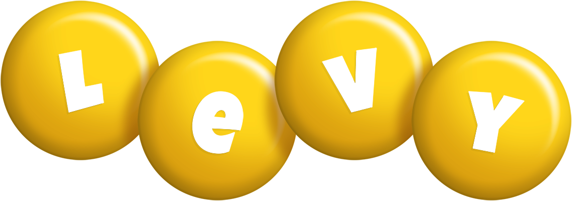 Levy candy-yellow logo