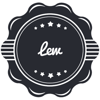 Lew badge logo