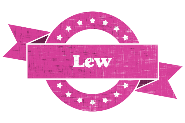 Lew beauty logo