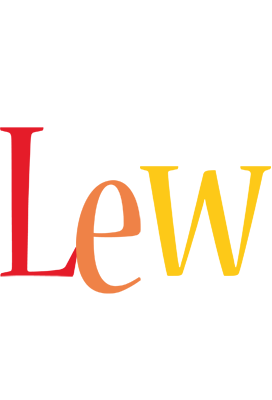 Lew birthday logo