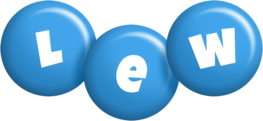 Lew candy-blue logo