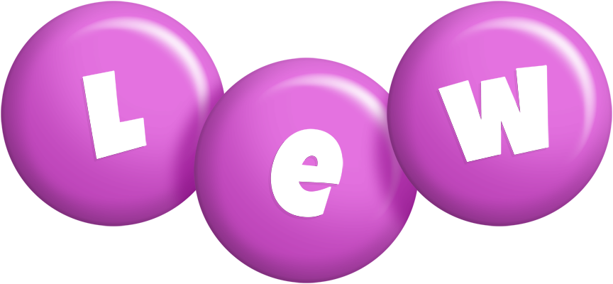 Lew candy-purple logo