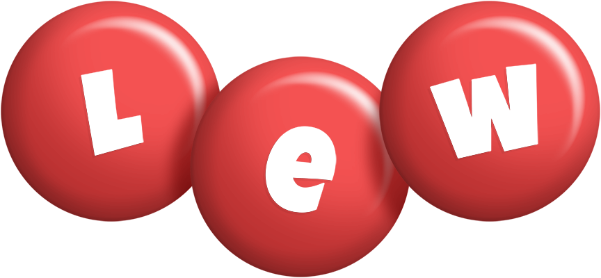 Lew candy-red logo