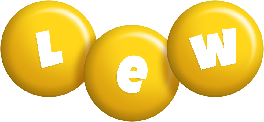 Lew candy-yellow logo
