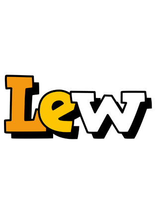 Lew cartoon logo