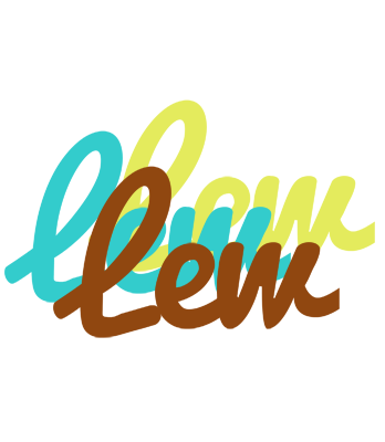 Lew cupcake logo