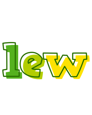 Lew juice logo