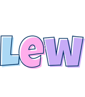 Lew pastel logo