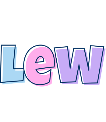 Lew pastel logo