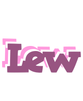 Lew relaxing logo